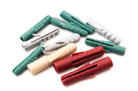 Colored plugs Stock Photos