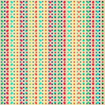 Colored points seamless pattern Stock Illustration