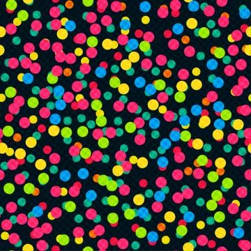 Colored points seamless pattern Stock Illustration