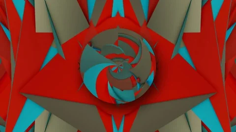 Colored Polygons 4k 03 Stock Footage 78980119