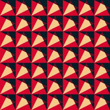 Colored polygons in a retro style. abstract geometric background. vector illu Stock Illustration