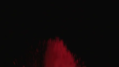 Colored Powder Is Exploded Against A Black Background Stock Footage 87478582