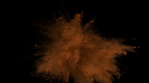 Colored powder explosion, abstract close up dust 스톡 동영상 122816316
