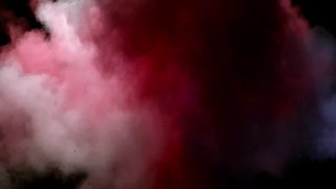 Colored powder with the upward explosion effect Stock Footage 305695561