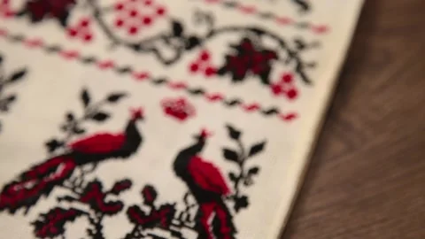 Colored purple eggs for easter Stock Footage 130981789