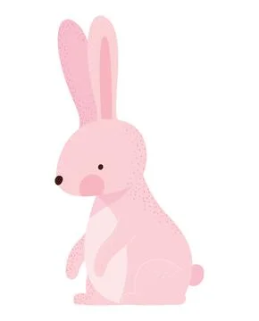 Colored rabbit design Stock Illustration