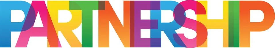 Colored rainbow text Stock Illustration