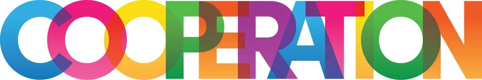 Colored rainbow text Stock Illustration