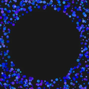 Colored random dot background - vector illustration from dots in blue tones イラスト素材
