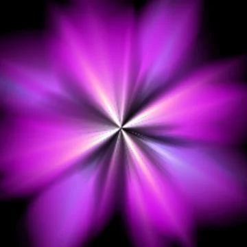 Colored rays of different colors on a black background Stock Illustration