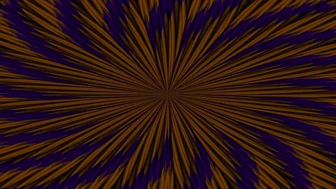 Colored rays emerge from the center of the circle Stock Footage 139741263