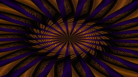 Colored rays emerge from the center of the circle Stock Footage 139741273