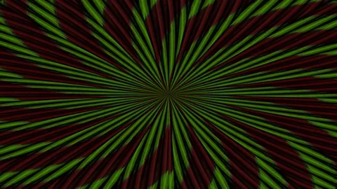 Colored rays emerge from the center of the circle Stock Footage 139741284