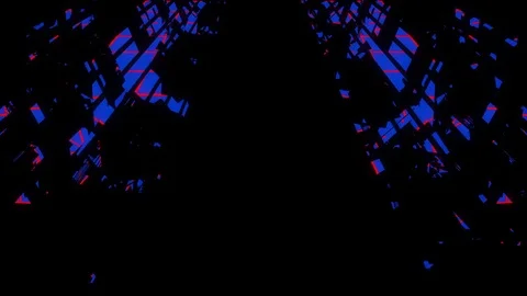 Colored Rays Stock Footage 74299036