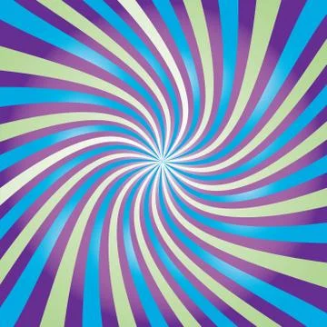 Colored rays Stock Illustration