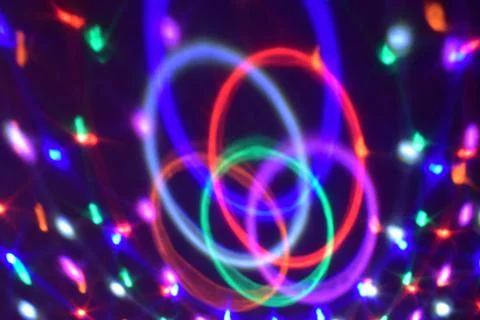 Colored rays Foto stock