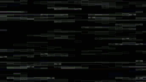 Colored Rectangles Fractal Noise Effect Stock Footage 150074930