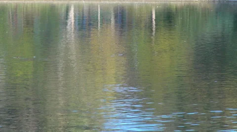 Colored reflection in water surface 스톡 동영상 23423265