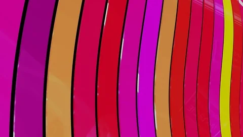 Colored Ribbons Background 库存影片 71087541