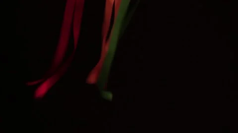 Colored ribbons moving through the air Stock Footage 157498992