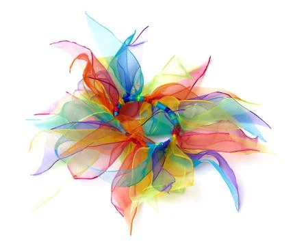 Colored ribbons Stock Photos