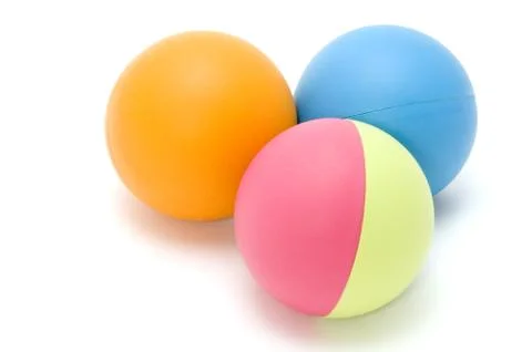 Colored rubber ball Stock Photos