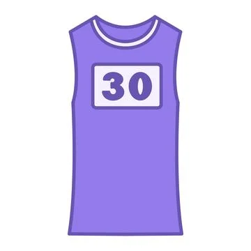Colored Running Shirt Icon. Vector Illustration. Sportswear. Running Concept Stock Illustration