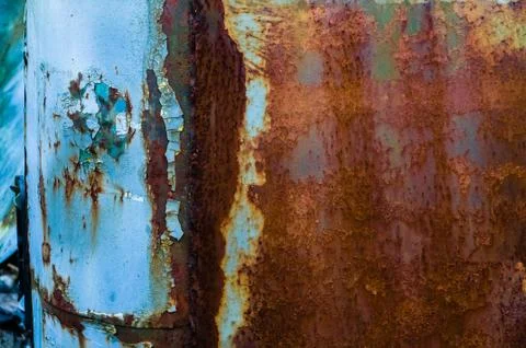 Colored rust metal 写真素材
