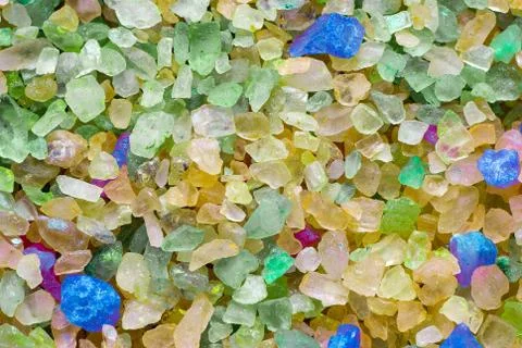 Colored salt Stock Photos