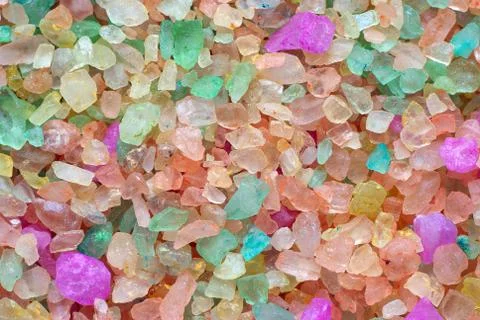 Colored salt Stock Photos