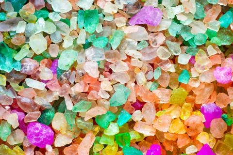 Colored salt Stock Photos