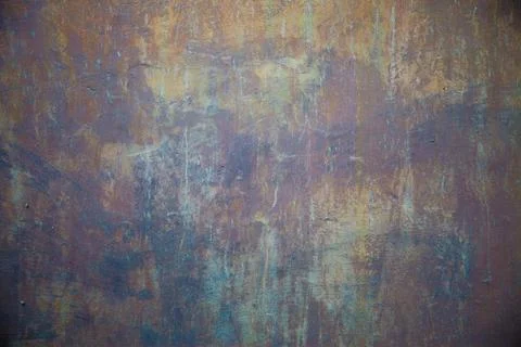 Colored scratched wall Stock Photos