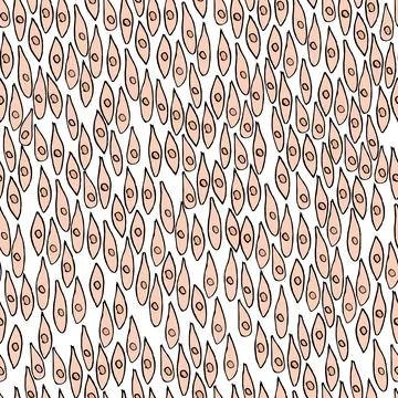Colored seamless pattern, background, texture from abstract elements, doodlin Illustrazione stock