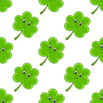 Colored seamless pattern. Cartoon style. Hand drawn. Vector illustration isol Stock Illustration