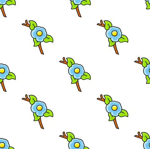 Colored seamless pattern. Cartoon style. Hand drawn. Vector illustration isol Illustrazione stock