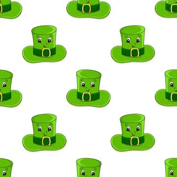 Colored seamless pattern. Cartoon style. Hand drawn. Vector illustration isol Stock Illustration