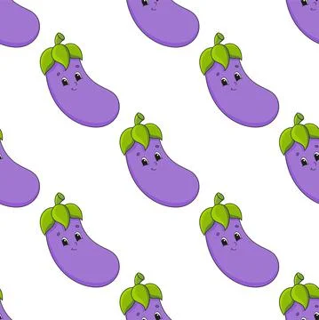 Colored seamless pattern. Cartoon style. Hand drawn. Vector illustration isol Stock Illustration