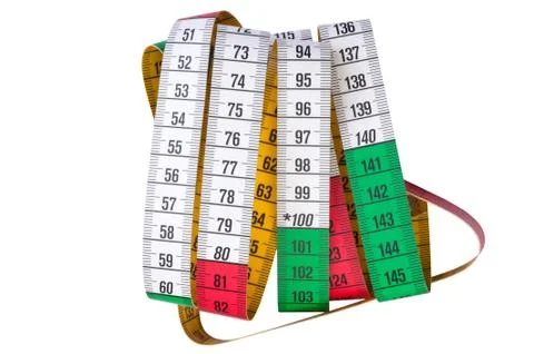 Colored sewing centimeter Foto stock