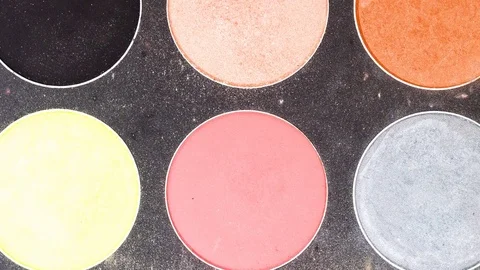 Colored shadows in the black palette Stock-Footage 74507808