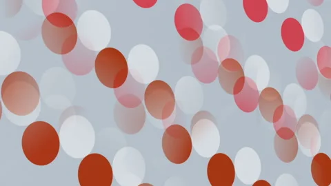 Colored Shape Rounds Rotation Motion Grid Abstract Background Video stock 211142443