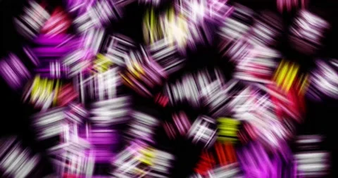 Colored Shapes Abstract Animation 4K Stock Footage 169236692