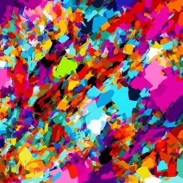 Colored shapes texture Stock Illustration