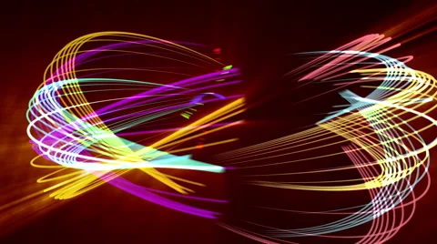 Colored shine lines Stock Footage 62402925