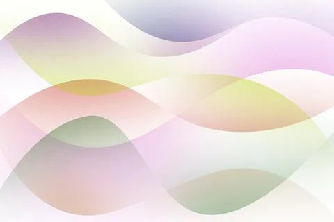Colored sinusoidal shapes background イラスト素材