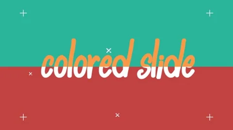 Colored Slide Stock After Effects