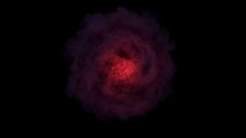 Colored smoke in circular motion / Twisting smoke. Stock-Footage 82468958