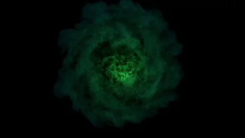 Colored smoke in circular motion / Twisting smoke. Stock Footage 82469021