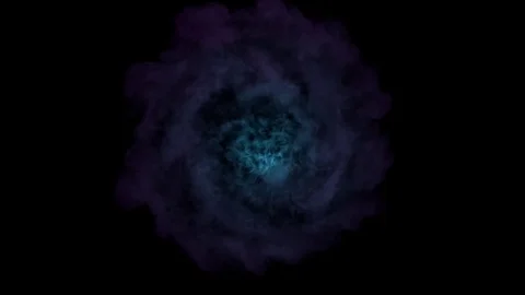 Colored smoke in circular motion / Twisting smoke. Stock Footage 82469133