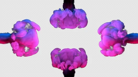 Colored Smoke Collision Stock Footage 212194614