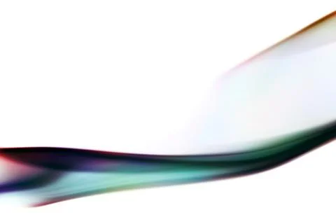 Colored smoke curves Stock Photos